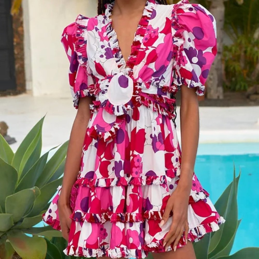 CeliaB Obsidiana dress- fuscia